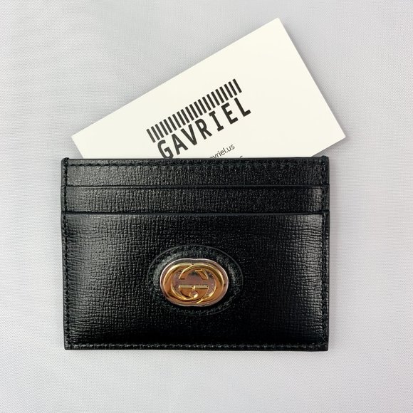 Gucci GG Marina Card Holder in Black ALL ITEMS IN MY CLOSET ARE AUTHENTIC 🥰 - Picture 10 of 10
